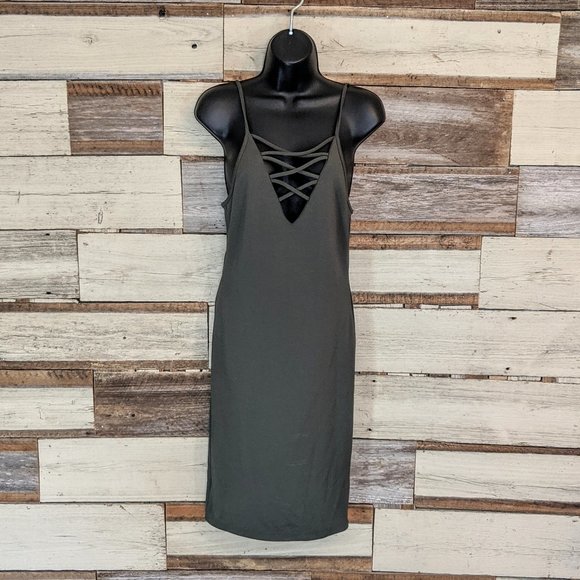 Sexy Lace Front Form Fitting Dress sz S